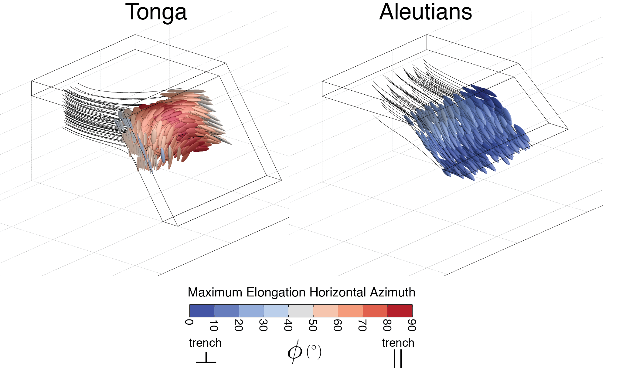 Finite Strain in the Sub-slab mantle